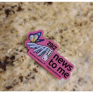 2012 News to me improv. Destination Imagination Pin Pink Butterfly Domino